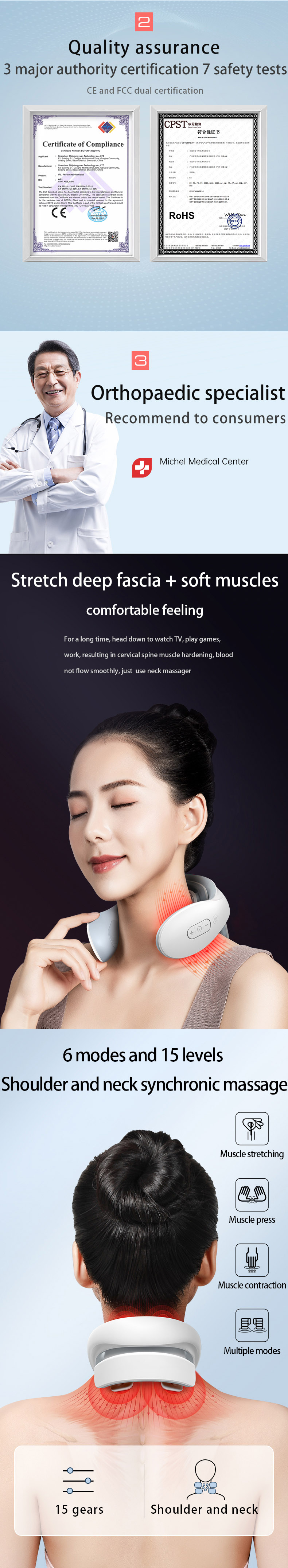 neck massager neck and shoulder massage electric neck massager shiatsu neck massager ems neck massager portable neck massager